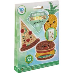 Diamond painting Magneter Food 5 stk.
